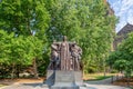 The Alma Mater statue by sculptor Lorado Taft at the University
