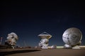 Alma Radio Observatory in the Desert of Atacama, Chile Royalty Free Stock Photo
