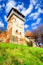 Alma Vii church, Transylvania, Romania Royalty Free Stock Photo