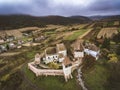 Alma Vii saxon fortified Church in Transylvania, Romania Royalty Free Stock Photo