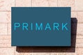 Signboard advertising the Primark clothing store