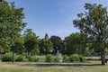 Almedalen Park in Visby Gotland, Sweden. Royalty Free Stock Photo