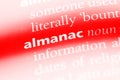 almanac Royalty Free Stock Photo