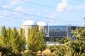 Central nuclear de Almaraz in the Extremadura, Spain Royalty Free Stock Photo