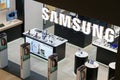 Almaty, Kazakhstan - August 17, 2023: Samsung Electronics Store Royalty Free Stock Photo