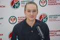 Elena Rybakina, Kazakhstani athlete. Champion of the Wimbledon Grand Slam tournament 2022 in singles.