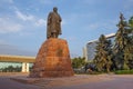 ALMATY, KAZAKHSTAN - JULY 27, 2017:The monument of Abai Qunanbaiuli in Almaty. Abay Qunanbayuli 1845-1904 was a Kazakh poet, Royalty Free Stock Photo