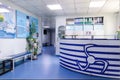 Reception interior design of the Kazakhstan Homeopathic Medical Center