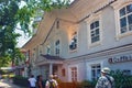 ALMATY, KAZAKHSTAN - JULY 27, 2017: View of the historical building built in 1860 of the Seid-Ahmet Seydalin.