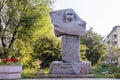 Almaty, Kazakhstan - September 15, 2018: monument Taras Grigorievich Shevchenko - Ukrainian poet and writer