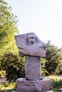 Almaty, Kazakhstan - September 15, 2018: monument Taras Grigorievich Shevchenko - Ukrainian poet and writer