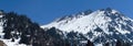 Almaty - Shymbulak Ski Resort Panoramic View Royalty Free Stock Photo