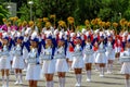 Almaty - Solemn parade of children