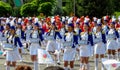 Almaty - Solemn parade of children