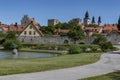 Almedalen Park in Visby Gotland, Sweden. Royalty Free Stock Photo