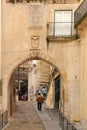 Almedina Gate. Coimbra . Portugal Royalty Free Stock Photo