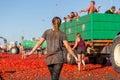 Portuguese Tomato Throwing Festival in SantarÃÂ©m