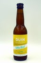 Bottle of Duin Bitter Blond beer Royalty Free Stock Photo