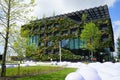 This special building with plants embodies the central theme of Floriade: Growing Green Cities Royalty Free Stock Photo