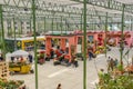 Almere, Netherlands, May 2022. A greenhouse with experimental agriculture at the Floriade Expo 2022 in Almere.