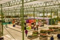 Almere, Netherlands, May 2022. A greenhouse with experimental agriculture at the Floriade Expo 2022 in Almere.