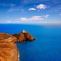 Almeria Cabo de Gata lighthouse Mediterranean Spain Royalty Free Stock Photo