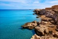 Almeria in Cabo de Gata Los Escullos beach Spain Royalty Free Stock Photo