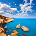 Almeria in Cabo de Gata Los Escullos beach Spain Royalty Free Stock Photo