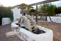 Almeria Cabo de Gata watermill Pozo de los Frailes Royalty Free Stock Photo