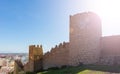 Almeria mediaeval castle Alcazaba Royalty Free Stock Photo