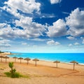 Almeria Mojacar beach Mediterranean sea Spain Royalty Free Stock Photo