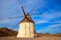 Almeria Molino de los Genoveses windmill Spain Royalty Free Stock Photo