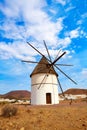 Almeria Molino Pozo de los Frailes windmill Spain Royalty Free Stock Photo