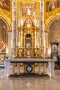 ALMERIA, SPAIN, JUNE 20, 2019: Interior of the cathedral of Alme