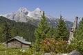 AlmhÃÂ¼tte im Wettersteingebirge Royalty Free Stock Photo