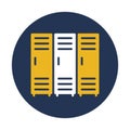 Almirah, cabinet Vector icon which can easily modify