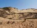Almograve beach blond sand dune Alentejo