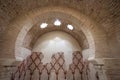 Almohad period frescoes at Changing Room (Vestibule) of Arab Baths of Jaen - Jaen, Spain Royalty Free Stock Photo