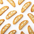 Almond Biscotti Pattern Royalty Free Stock Photo