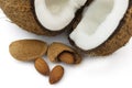 Almond with cocos Royalty Free Stock Photo