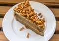 Almond Coffee Cake Royalty Free Stock Photo