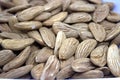 Almond  dry fruits  nuts organic  vegetarian Royalty Free Stock Photo
