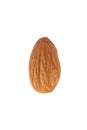 Almond isolated. Almonds on white background. Almond set. Full depth of field. Royalty Free Stock Photo