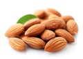almond isolated on white background Royalty Free Stock Photo