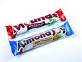 Almond Joy and Mounds bars Royalty Free Stock Photo