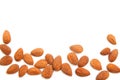 Almond kernels background Royalty Free Stock Photo