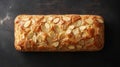 Almond Loaf On Dark Background Royalty Free Stock Photo