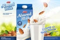 Almond milk ads