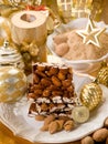Almond nougat brittle Royalty Free Stock Photo