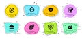 Almond nut, Feather signature and Carousels icons set. Direction, Timer and Wallet signs. Vector
